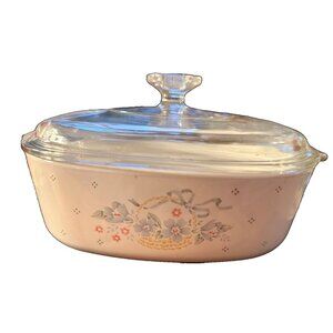 Corning Ware Country Cornflower Casserole Blue Flowers